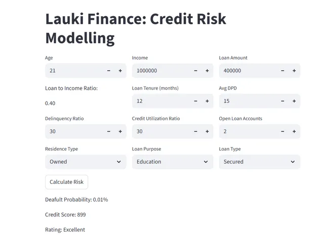Credit Risk Evaluator