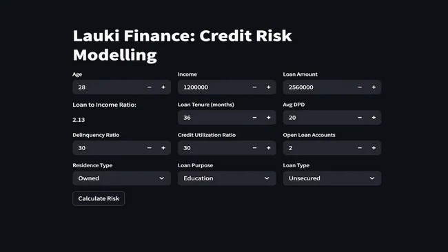 Credit Risk Prediction Model