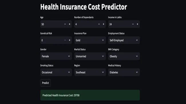 Health Insurance Cost Predictor