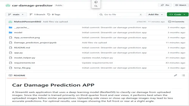Car Damage Classification using Deep Learning (ResNet50 & CNN