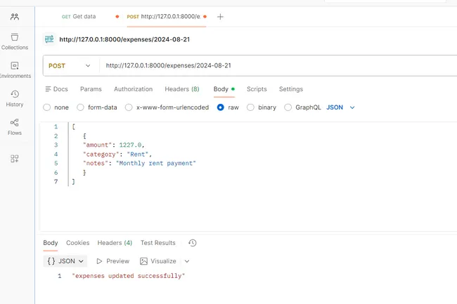 Expense Tracking System