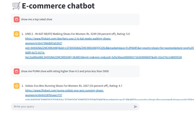 E-Commerce Chatbot