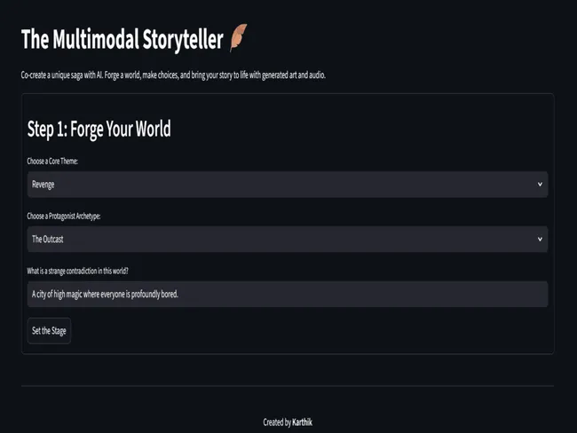 The Multimodal Storyteller