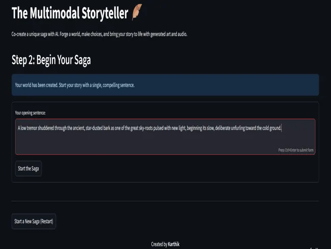 The Multimodal Storyteller