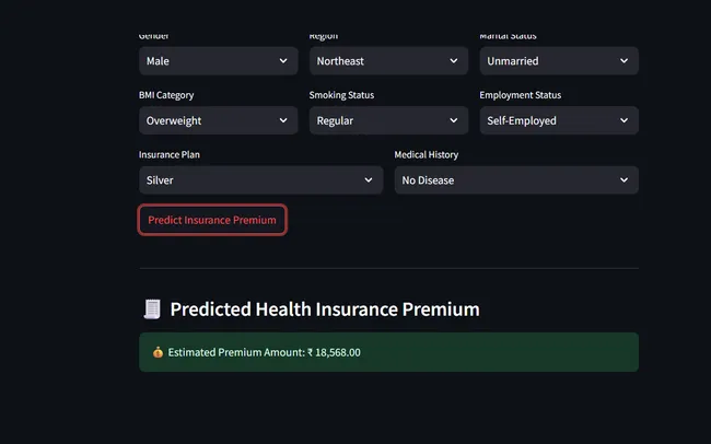 Health Insurance Premium Predictor