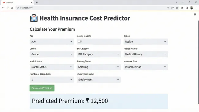 Smart Health Insurance Cost Predictor