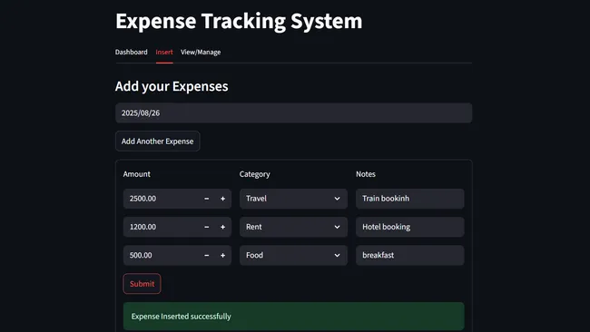 Expense Management System