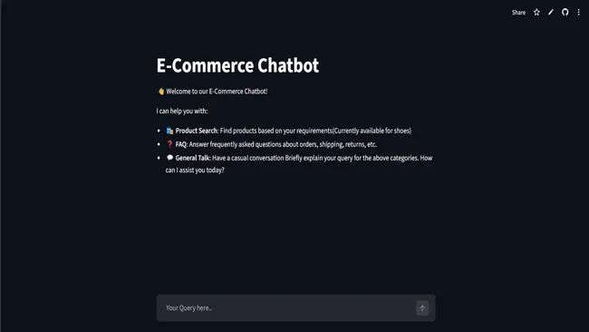 E-Commerce Chatbot