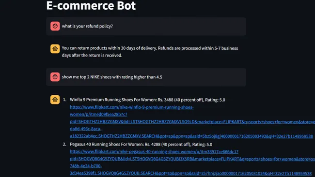 E-Commerce Chatbot