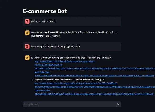 E-Commerce Chatbot