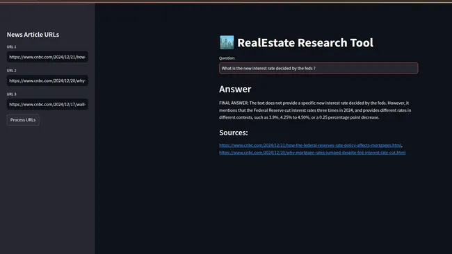 Real Estate Assistant Tool