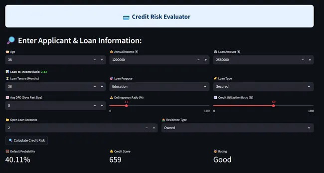Credit Risk Evaluator