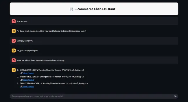 E-commerce Chat Assistant