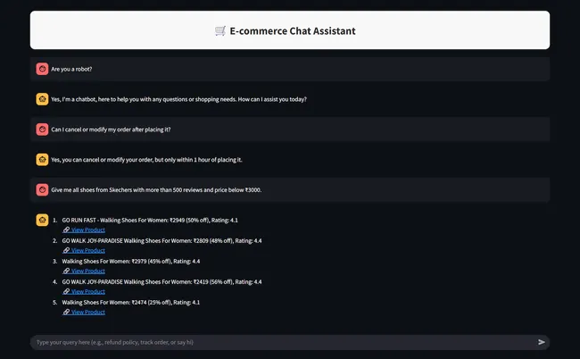 E-commerce Chat Assistant