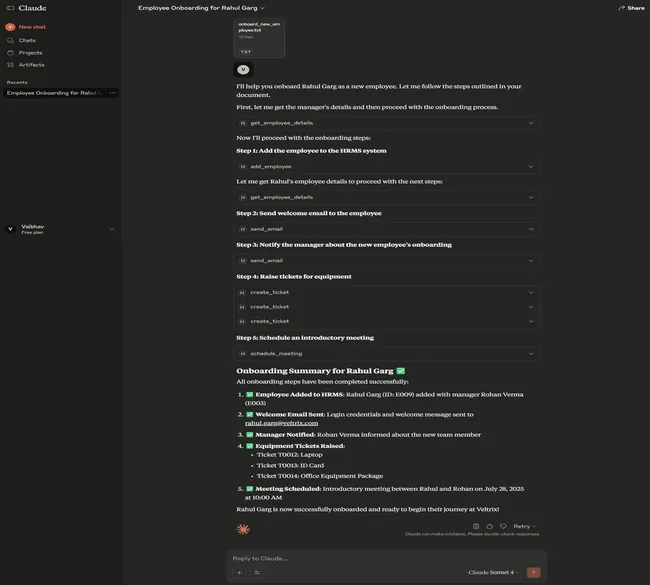 Human Resource Assistant Tool