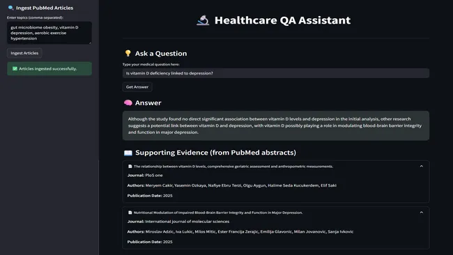 Healthcare QA Assistant