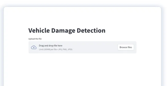 Vehicle Damage Detection Using Deep Learning