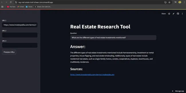 Real Estate Research Tool - RAG