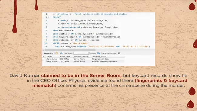 SQL Murder Mystery🕵️