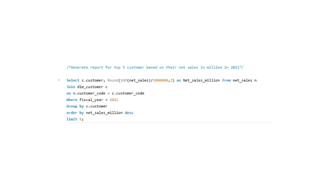 Analysis and Insights on Consumer Goods data