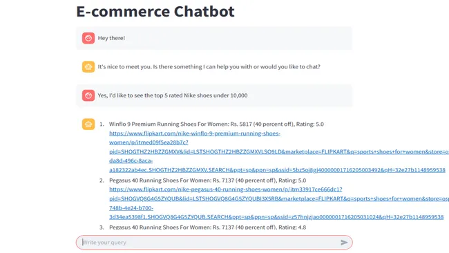 e-Commerce Chatbot