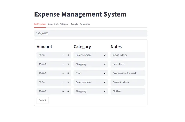 Expense Management System