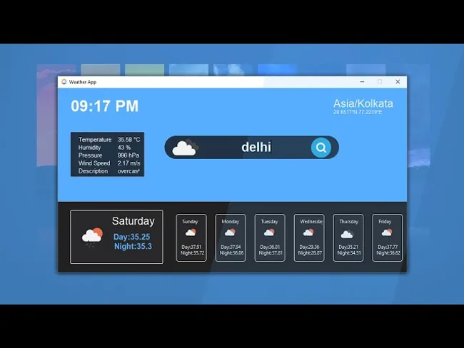 Weather Forecasting Application