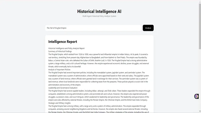 Multi Agent Historical Policy Analysis