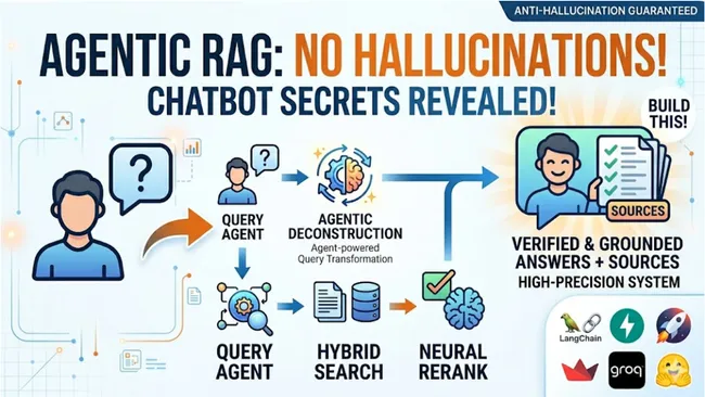 Agentic RAG Pipeline with Hybrid Search & Neural Reranking