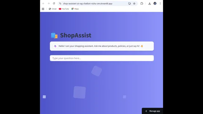 E-commerce Chatbot