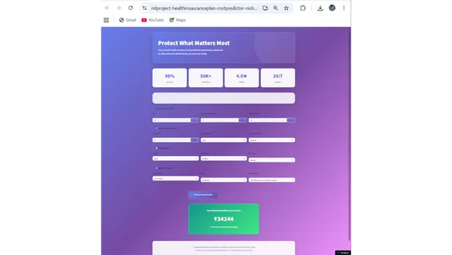 Health Insurance Cost Predictor
