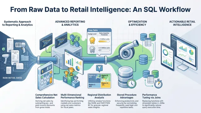 Market Analytics & Data Workflow Automation using SQL