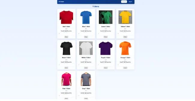 FTS Store Full Web Stack Development
