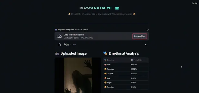 MoodLens AI – Detailed Emotion Recognition
