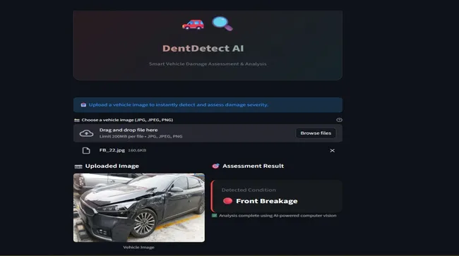 DentDetect AI – Smart Vehicle Damage Assessment