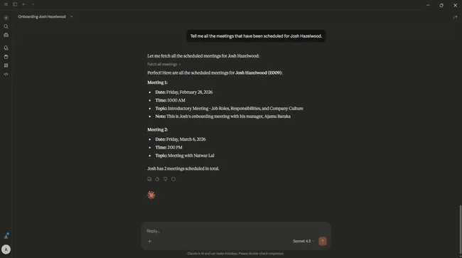 HRizzle: MCP-based HR Assistant