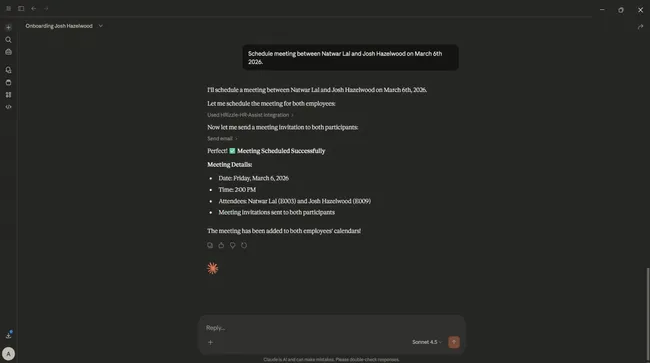 HRizzle: MCP-based HR Assistant