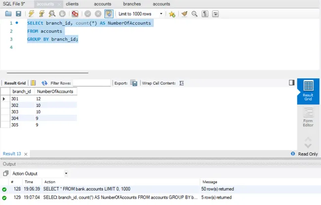 Inden Bank Database Management System