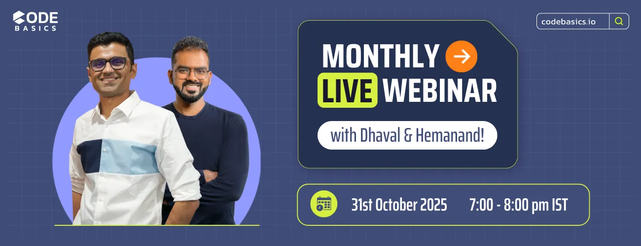 Gen AI & Data Science Bootcamp : Monthly Webinar - October 2025