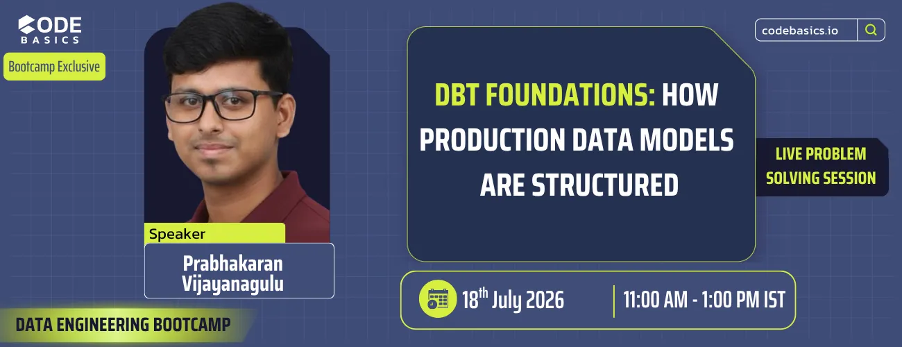 DBT Foundations: How Production Data Models Are Structured