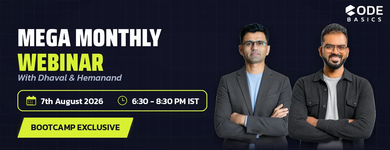 Codebasics Mega Monthly Webinar