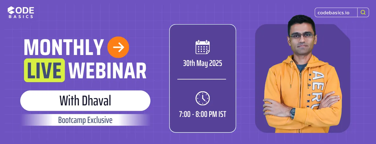 Gen AI & Data Science Bootcamp : Monthly Webinar - May 2025