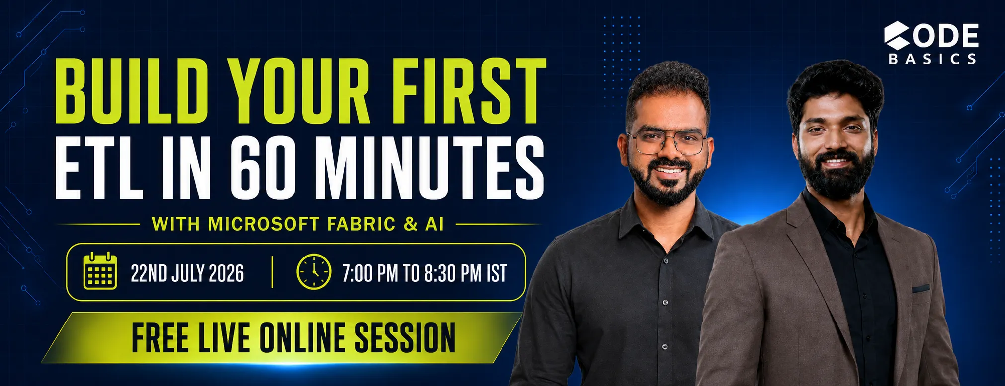 Build Your First ETL in 60 Minutes with Microsoft Fabric & AI