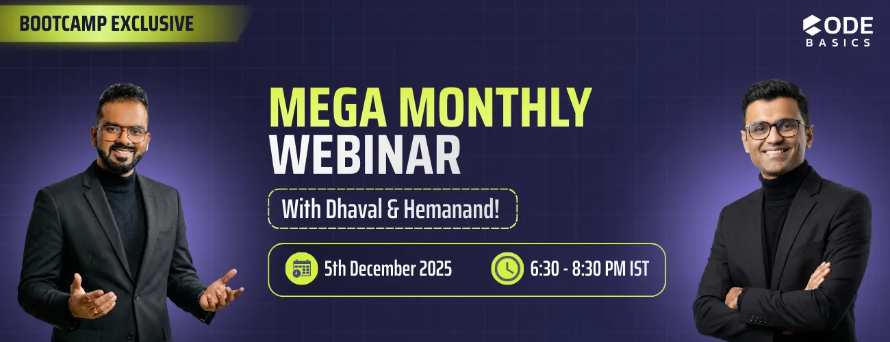 Codebasics Mega Monthly Webinar