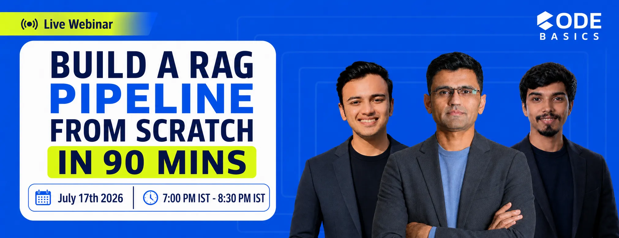 Build a RAG pipeline from scratch in 90 mins