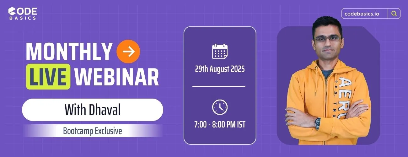 Gen AI & Data Science Bootcamp : Monthly Webinar - August 2025
