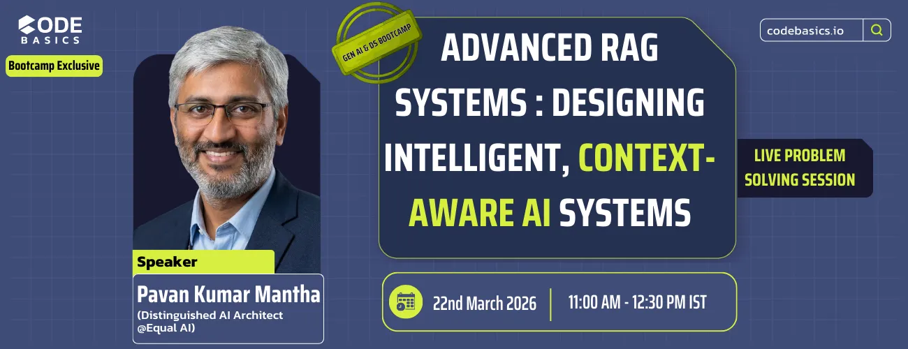 Advanced RAG Systems : Designing Intelligent, Context-Aware AI Systems
